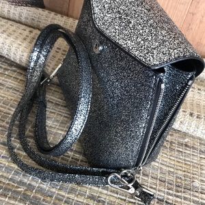 Silver Crossbody Bag